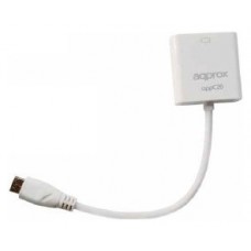 ADAPTADOR MINI HDMI A VGA APPROX  APPC20