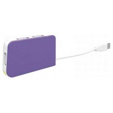 HUB 4 PUERTOS USB TRAVEL MORADO APPROX (Espera 4 dias)