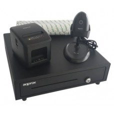 KIT TPV APPROX CAJON APPCASH01 NEGRO + SCAN APPLS11AS