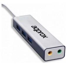 TARJETA SONIDO USB 5.2 + HUB USB 3.0 APPROX (Espera 4 dias)