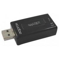 approx! APPUSB71 Adaptador USB Sonido 7.1 APPUSB71