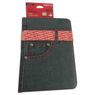 FUNDA UNIVERSAL TABLET  9"" A 10.1"" NYLON AZUL JEANS APPROX (Espera 4 dias)