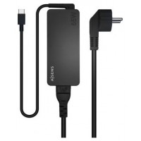 AISENS - CARGADOR 65W PD3.0 1XUSB-C 1.8M, NEGRO