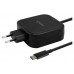 AISENS - CARGADOR 65W PD3.0 QC3.0 1XUSB-C 1.2M, NEGRO