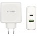 AISENS - CARGADOR 48W 1xUSB-C PD3.0 30W 1xUSB-A QC3.0 18W BLANCO