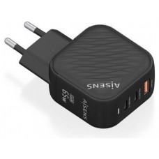 CARGADOR AISENS ASCH-65W3P027-BK
