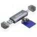 LECTOR TARJETAS MEMORIA EXTERNO SDMICRO/MMC/USB-A