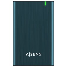 AISENS CAJA EXTERNA 2,5" ASE-2525BWN 9.5MM SATA A USB 3.0/USB3.1 GEN1, AZUL PACIFICO