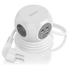 REGLETA 3 SALIDAS AISENS SOBREMESA 2xUSB-C 2xUSB-A