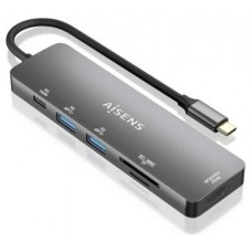 DOCK AISENS USB-C A HDMI- 2USBA-USBC PD-SD-MICROSD