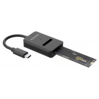AISENS - USB-C DOCK M.2 (NGFF) ASUC-M2D011-BK SATA/NVME A USB3.1 GEN2, NEGRA