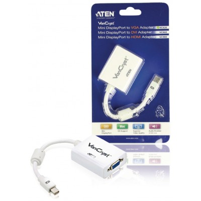 Aten VC920 1 x Mini DisplayPort Male (White) 1 x HDB-15 Female (Blue) Blanco (Espera 4 dias)