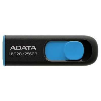 ADATA Lapiz Usb UV128 256GB USB 3.2 Negro/Azul