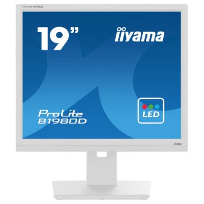 iiyama ProLite B1980D-W5 pantalla para PC 48,3 cm (19") 1280 x 1024 Pixeles SXGA LCD Blanco (Espera 4 dias)