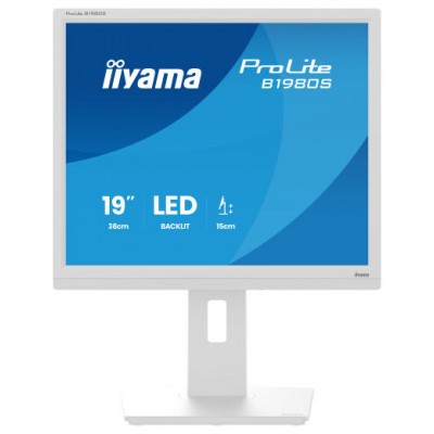 iiyama ProLite B1980S-W1 pantalla para PC 48,3 cm (19") 1280 x 1024 Pixeles SVGA LED Blanco (Espera 4 dias)