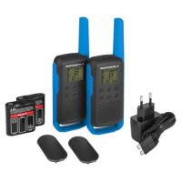 WALKIE-TALKIE MOTOROLA TLKR-T62 AZUL PACK 2