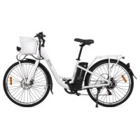 YOUIN YOURIDE Paris - PASEO - RUEDA 26” - BAT. INTEGRADA Y EXTRAIBLE - BLANCA (Espera 4 dias)