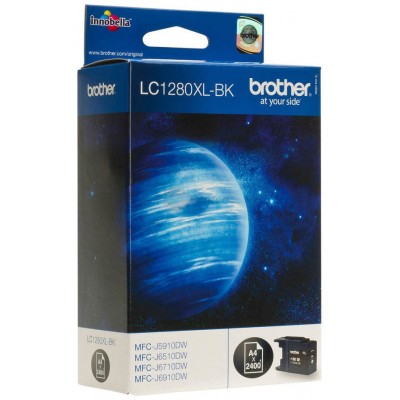 TINTA BROTHER LC-1280XLBK NEGRO ALTA CAPACIDAD (Espera 4 dias)