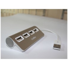 HUB 4 PUERTOS USB2.0 ALU-2 ALUMINIO COOLBOX (Espera 4 dias)