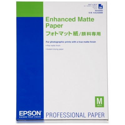 Epson GF Papel Enhanced Matte, A2, 50h, 192g/m2