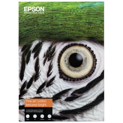 EPSON papel Fine Art Cotton Textured Bright 300 g/m2 - A4