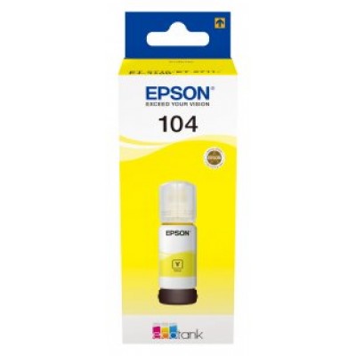 Epson Botella Tinta Ecotank 104 Amarillo