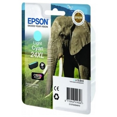 Epson Claria Photo HD Ink Cartucho Cian claro 24XL Expression Photo XP-950