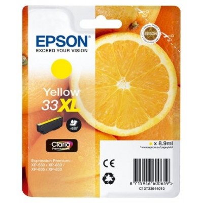 EPSON Expression Home XP-530 Cartucho Amarillo 33XL