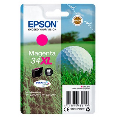 TINTA EPSON C13T34734 34XL MAGENTA