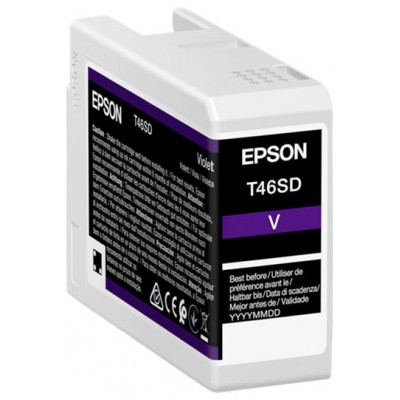 EPSON  Singlepack Violet T46SD UltraChrome Pro 10 ink 25ml SC-P700