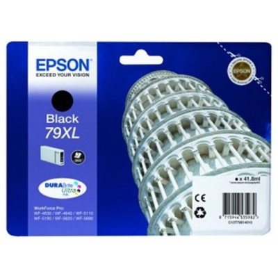 Epson Cartucho Negro 79XL 2600 paginas WorkForce Pro WF-5xxx Series / WF-4630DWF