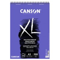 Canson XL Mix Media Bloc de hojas de papel para bellas artes 30 hojas (MIN5) (Espera 4 dias)