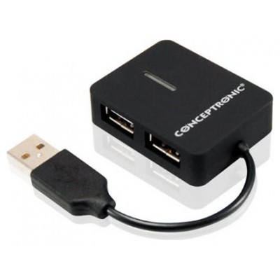 HUB USB 2.0 CONCEPTRONIC C4PUSB2_V3 A 4xUSB-A 2.0 MINI