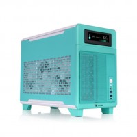 CAJA MICRO ATX THERMALTAKE TR100 USBC X 1 USB 3.0 X 2 SN FUENTE ROSA AZUL