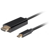 CABLE USB-C A HDMI LANBERG MACHO/MACHO 4K 60HZ 3M NEGRO CABLE USB-C A HDMI LANBERG MACHO/MACHO 4K 60HZ 3M NEGRO