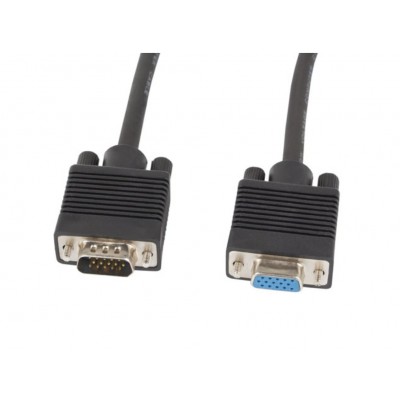 CABLE VGA LANBERG MACHO HEMBRA FERRITA NEGRO 3 M CABLE VGA LANBERG MACHO HEMBRA FERRITA NEGRO 3 M