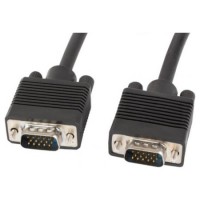 CABLE VGA LANBERG MACHO/MACHO FERRITA 5M NEGRO CABLE VGA LANBERG MACHO/MACHO FERRITA 5M NEGRO