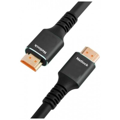 Netlock Cable HDMI V2.1 M-M 4K@60HZ 48GBPS, 15M Netlock Cable HDMI V2.1 M-M 4K@60HZ 48GBPS, 15M