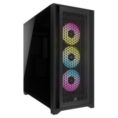 CAJA CORSAIR ICUE 5000D RGB AIRFLOW CRISTAL TEMPLADO NEGRA CC-9011242-WW (Espera 4 dias)