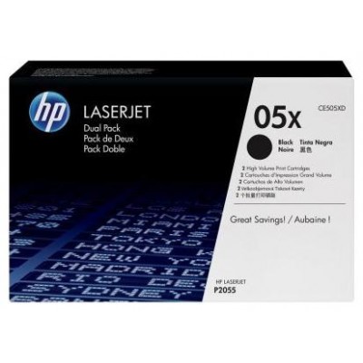 HP Laserjet P2055D/2055DN Toner Negro 6.000 Paginas Pack-2