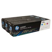 HP Toner Laser Tricolor nº126A 1.200 PaGINAS PACK 3 (CE311/12/13)