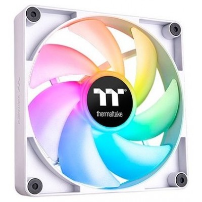 VENTILADOR 120X120 THERMALTAKE CT120 ARGB WHITE PACK 2UD