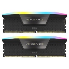 DDR5 32 GB(2X16KIT) 5200 VENGEANCE RGB BLACK CORSAIR (Espera 4 dias)