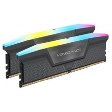 MEMORIA CORSAIR DDR5 64GB 2X32GB PC5600 VENGEANCE RGB CMH64GX5M2B5600Z40K (Espera 4 dias)