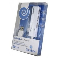 HUB 4 PUERTOS USB (3xUSB2.0 + 1xUSB3.0) COOLBOX (Espera 4 dias)