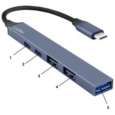 COOLBOX MINIDOCK 5 USB-C 5 PUERTOS PD 100W COOLBOX MINIDOCK 5 USB-C 5 PUERTOS PD 100W