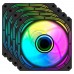 VENTILADOR 12CM COOLBOX INFINITY PRO A-RGB KIT 4 (Espera 4 dias)