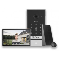 EZVIZ VIDEOPORTERO WIFI EP7 2K BATERIA EXTERIOR CON PANEL SOLAR NEGRO/PLATA