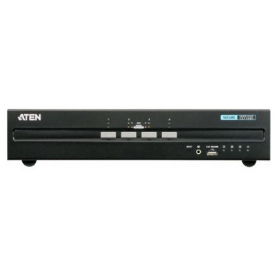 Aten Switch KVM seguro HDMI dual display USB de 4 puertos (compatible con PSS PP v3.0) (Espera 4 dias)