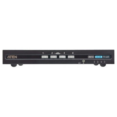 ATEN Switch KVM de seguridad avanzada DVI USB de 4 puertos (compatible con PSD PP v4.0) (Espera 4 dias)